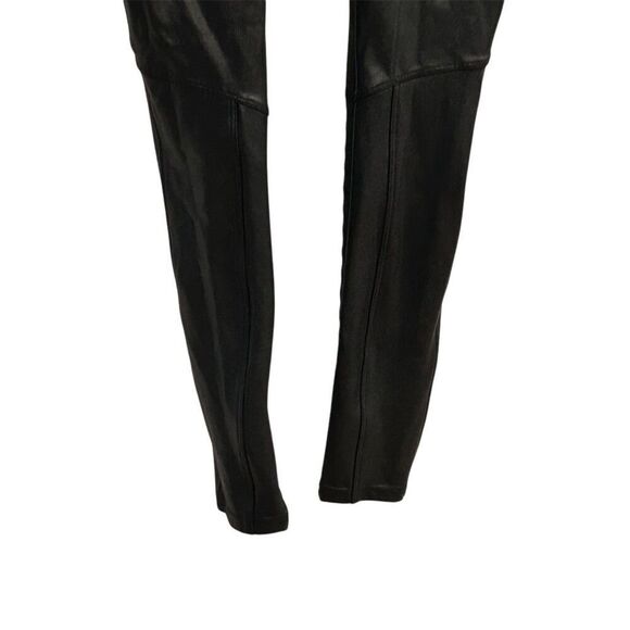Spanx Women's Faux Leather Moto Leggings Black Size S Casual Jegging - Picture 6 of 9
